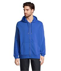 FELPA UNISEX FULL ZIP CON CAPPUCCIO